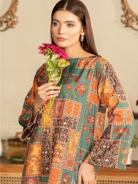 Soraya bloom 2 PCs dress Pakistani casual wear salwar suit